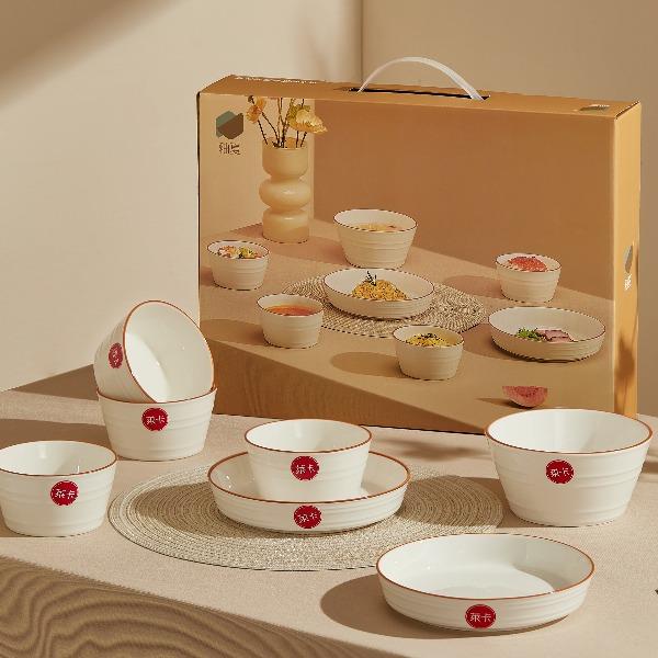 釉夏莱卡陶瓷餐具七件套Y-LK/L7