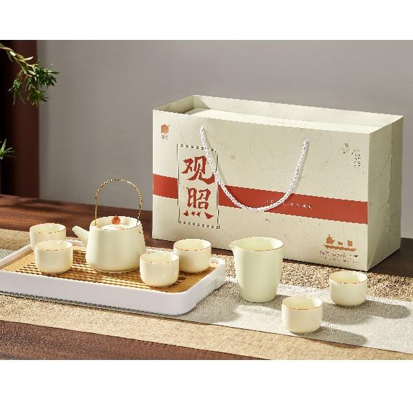 釉夏观照茶具九件套Y-GZ/L9