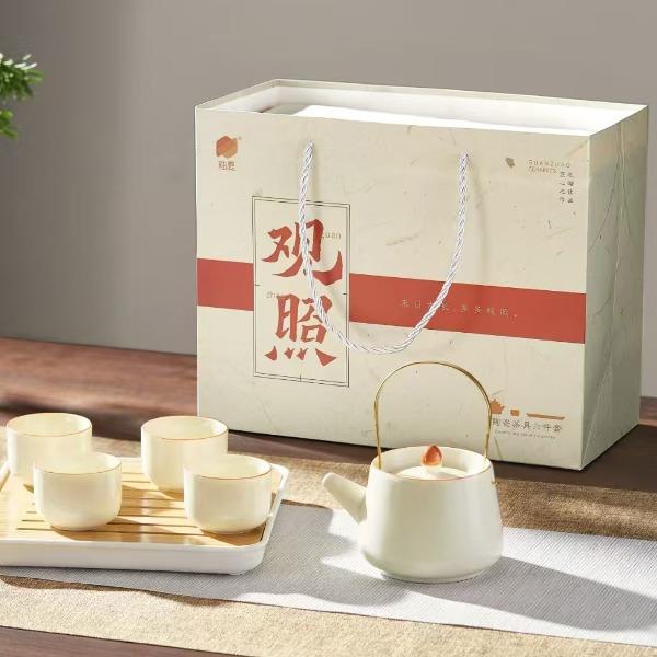 釉夏观照茶具六件套Y-GZ/L6