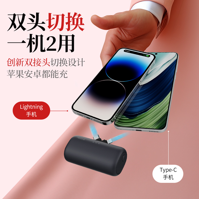(3C认证）iWALK爱沃可双头切换胶囊LPS002