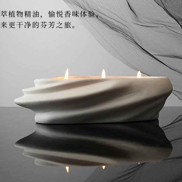 AROMALIGHT舞墨系列陶瓷三芯香薰蜡烛